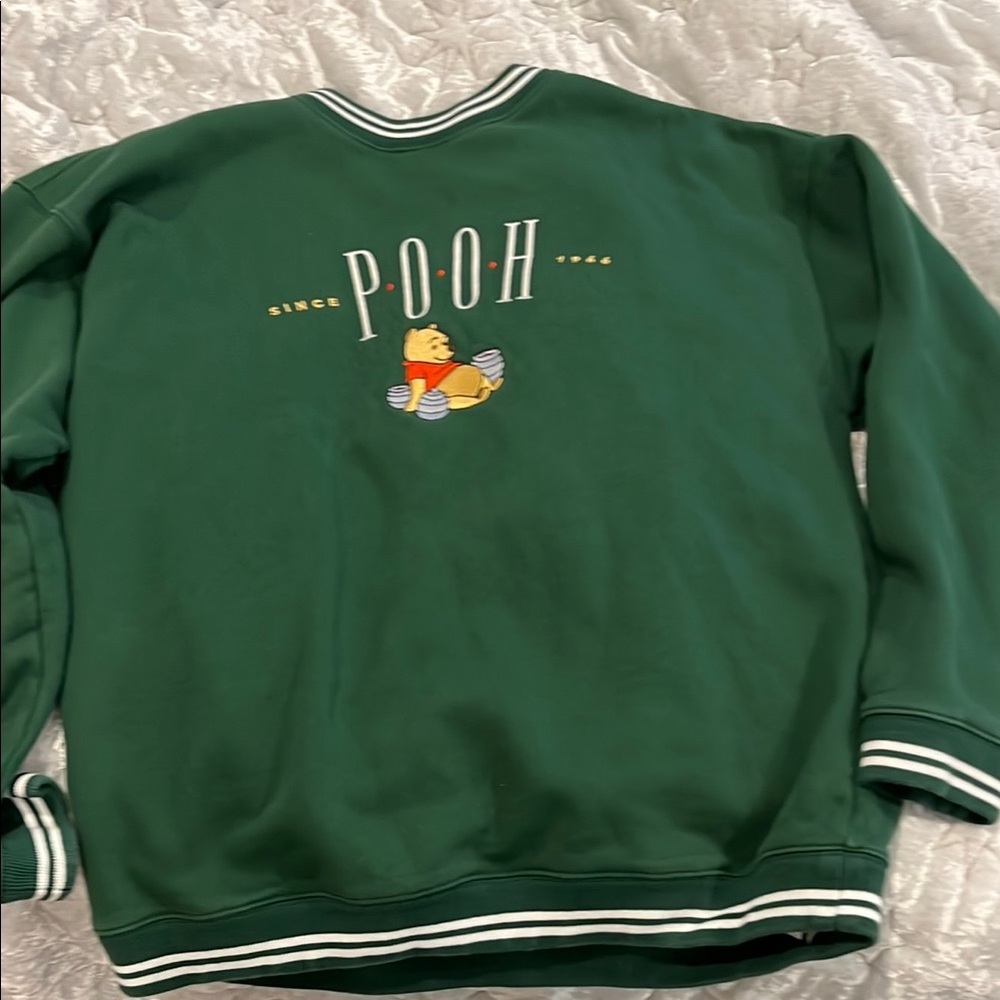 Disney Winnie the Pooh Green Sweatshirt